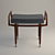 Friso: Sculptural Asian-Inspired Bench 3D model small image 1
