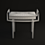 Friso: Sculptural Asian-Inspired Bench 3D model small image 2