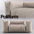 Poliform Bolton: Elegant and Comfortable Armchair 3D model small image 1