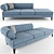 Elegant MANTO' Sofa 3D model small image 1