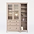 Hemnes Display Cabinet with Drawers Tall and Elegant Storage Solution Stylish Hemnes Shelving Unit Versatile and Space 3D model small image 1