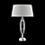 Marquise Silver Crystal Table Lamp 3D model small image 1