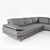 Natuzzi B936 Leather Sofa 3D model small image 2