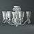 Luxury Versace Chandelier: Elegant & Glamorous 3D model small image 2