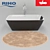 Ultimate Spa Experience: Riho Malaga Bath & Timo Saona Mixer 3D model small image 1