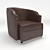 MHLIVING Leather Armchair 67x80x72 cm 3D model small image 1