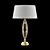 Luxury Marquise Crystal Table Lamp 3D model small image 1