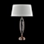 Elegant Marquise Crystal Table Lamp 3D model small image 1