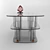 Sleek Glass Table 3D model small image 2