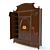 Elegant Fruit Cabinet - Perfect for Storing Fresh Produce! 3D model small image 3