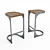 Industrial Loft Bar Stool 3D model small image 1