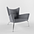 Timeless Comfort: Wegner Wing Chair 3D model small image 1