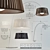 Elegant Ribbon Lighting Collection 3D model small image 1