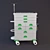 Versatile Medical Instrument Table Trolley 3D model small image 1