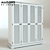 Elegant White Wardrobe: MAISONS 3D model small image 1