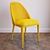 Vibrant Yellow Dining Chair 3D model small image 1