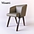 Minotti Creed Dining Chair - Stylish and Compact 3D model small image 1