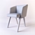 Minotti Creed Dining Chair - Stylish and Compact 3D model small image 3