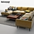 Modern Comfort: BoConcept Corner Sofa 3D model small image 1