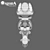 Esserco Osgona: Sleek Crystal Pendant 3D model small image 2