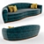 Elegant Comfort Sofa 3D model small image 1