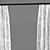 Semi-Transparent Blind with Ribbon 3D model small image 2