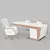 Modern Besana Collection: Peonia Table, Ada Chair, Thea Stool 3D model small image 1