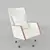 Modern Besana Collection: Peonia Table, Ada Chair, Thea Stool 3D model small image 2