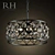  RH Spencer Hoop Chandelier - Elegant Illumination 3D model small image 1