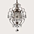 Rosalie Antique Bronze Crystal Pendant 3D model small image 1