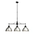 Ruhl Rectangular Chandelier: Elegant and Contemporary Lighting 3D model small image 1