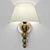 Elegant LED Wall Sconce 3D model small image 1