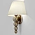 Elegant LED Wall Sconce 3D model small image 3