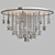 Elegant Chrome Chandelier - Carmen 3D model small image 2