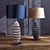 Elegant Ceramic Table Lamps 3D model small image 1