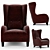 Modern Natuzzi Marlene Armchair 3D model small image 1