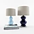 Elegant Ceramic Table Lamps 3D model small image 1