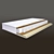 Title: Realistic Cross-Section Mattress 3D model small image 1