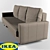 Versatile FRIHETEN Sofa Bed in Beige 3D model small image 2