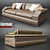 Elegant Italian Sofa: FORMERIN DANDY 236 3D model small image 1