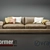 Elegant Italian Sofa: FORMERIN DANDY 236 3D model small image 2