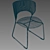 Modern Calligaris Duffy Dining Chair 3D model small image 2