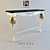 Elegant Tiffany Art Deco Console 3D model small image 1