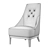 Elegant Donna Chair: 20k Polygons 3D model small image 2