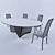 Wave: Elegant and Spacious Table 3D model small image 2