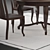 Timeless Elegance: Vintage Table & Chairs 3D model small image 3