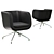 Stylish Armchair Lounge F271 3D model small image 2
