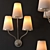 Elegant Montreuil Chandelier 3D model small image 2