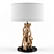 Rustic Driftwood Table Lamp 3D model small image 1