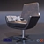 Stylish and Versatile: CTS Salotti Elle Chairs 3D model small image 2